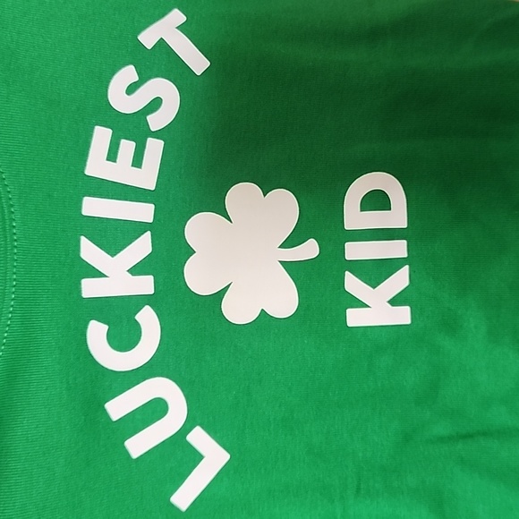 PJ Place Luckiest Kid Shamrock Green Pjs NWT Size 3T - Picture 2 of 8